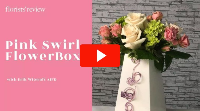 Pink Swirl FlowerBox