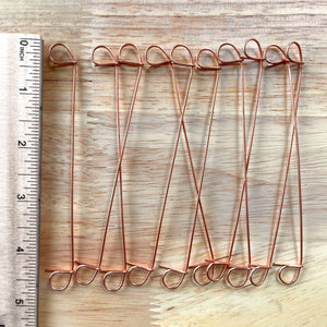 Copper Floral Wire Twists - FlowerBox