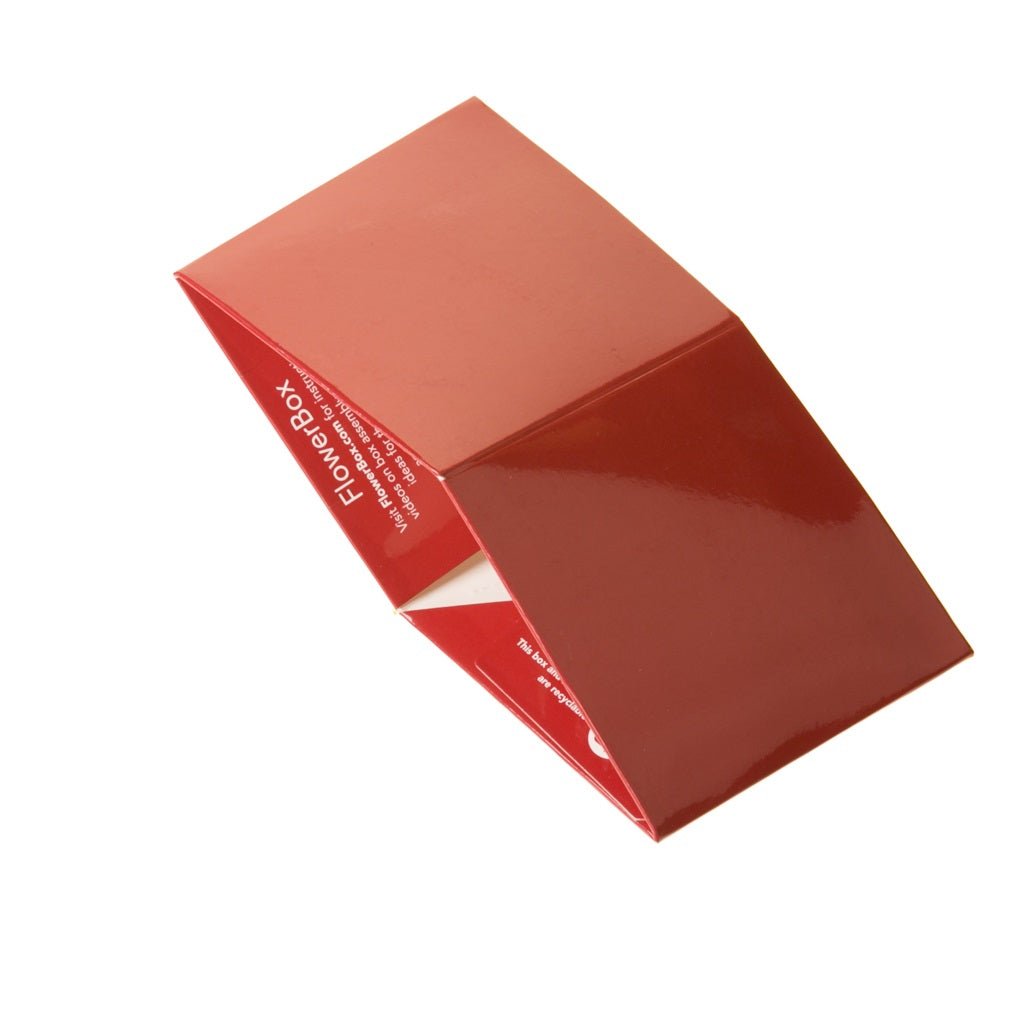 Red 4" FlowerBox Vase (Carton of 120) - FlowerBox