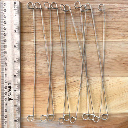 Silver Floral Wire Twists - FlowerBox