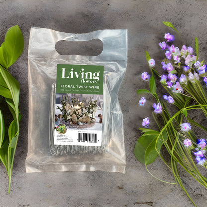 Silver Floral Wire Twists - FlowerBox
